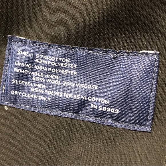 Turnbury Black Trench/Rain Coat Sz 42R - Picture 7 of 8